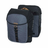 Basil Miles Doppel-Gepäckträgertasche 34l blau/schwarz