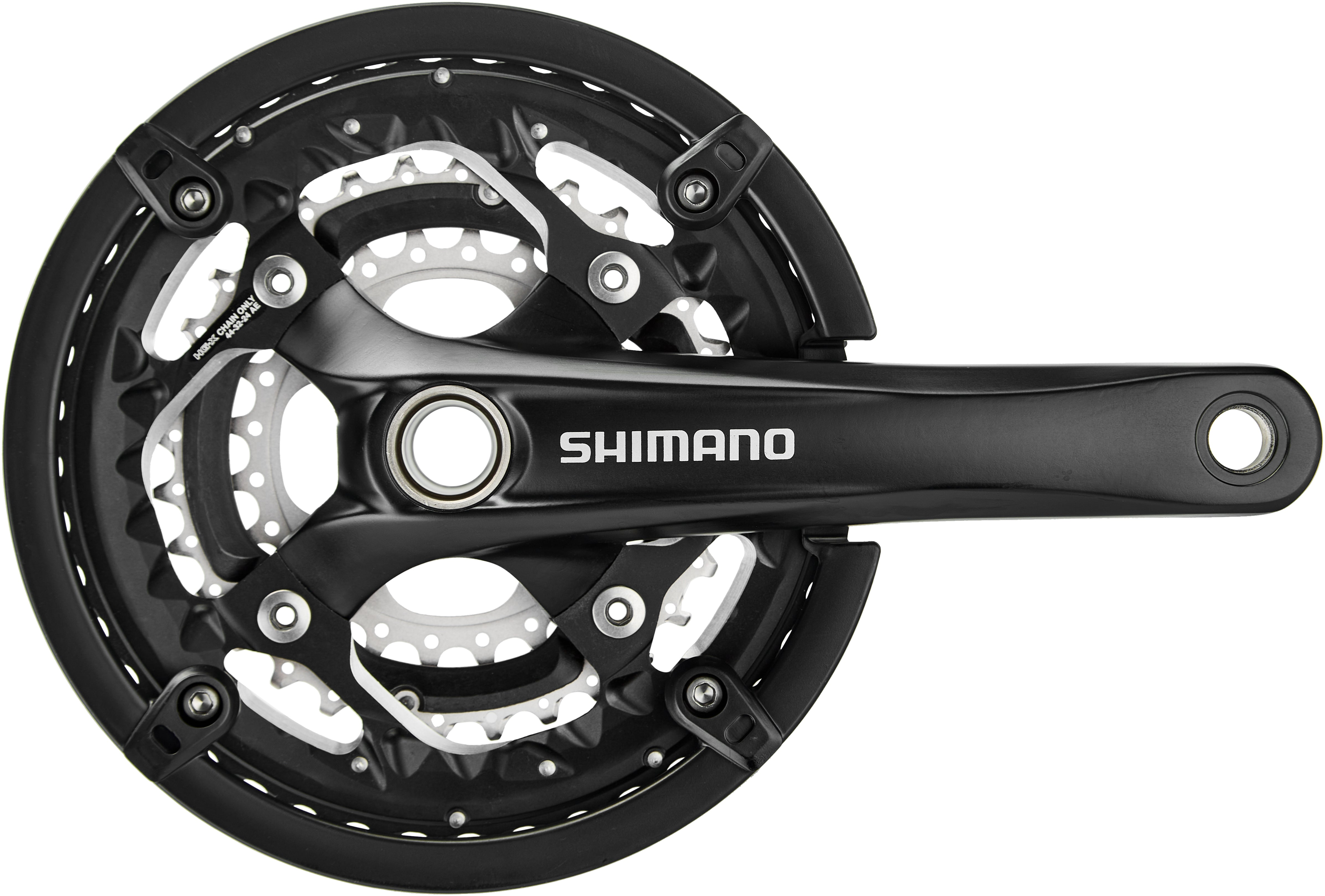 Shimano Trekking FC-T551 crankstel 3x10 44/32/24 tanden inclusief SM-BB52 zwart