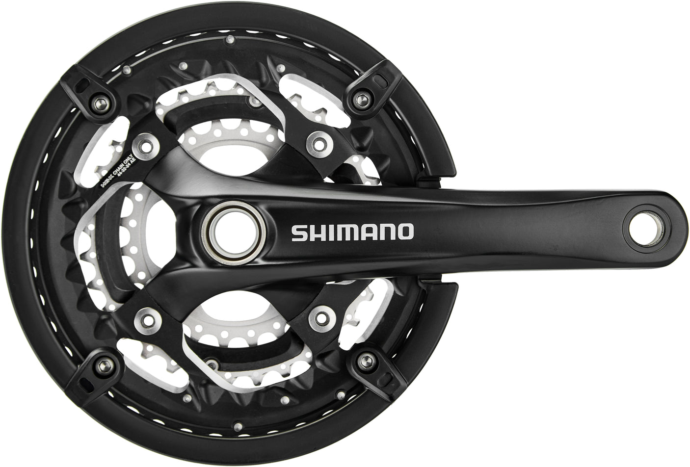 Shimano Trekking FC-T551 Kurbelgarnitur 3x10 44/32/24 Zähne inklusive SM-BB52 schwarz