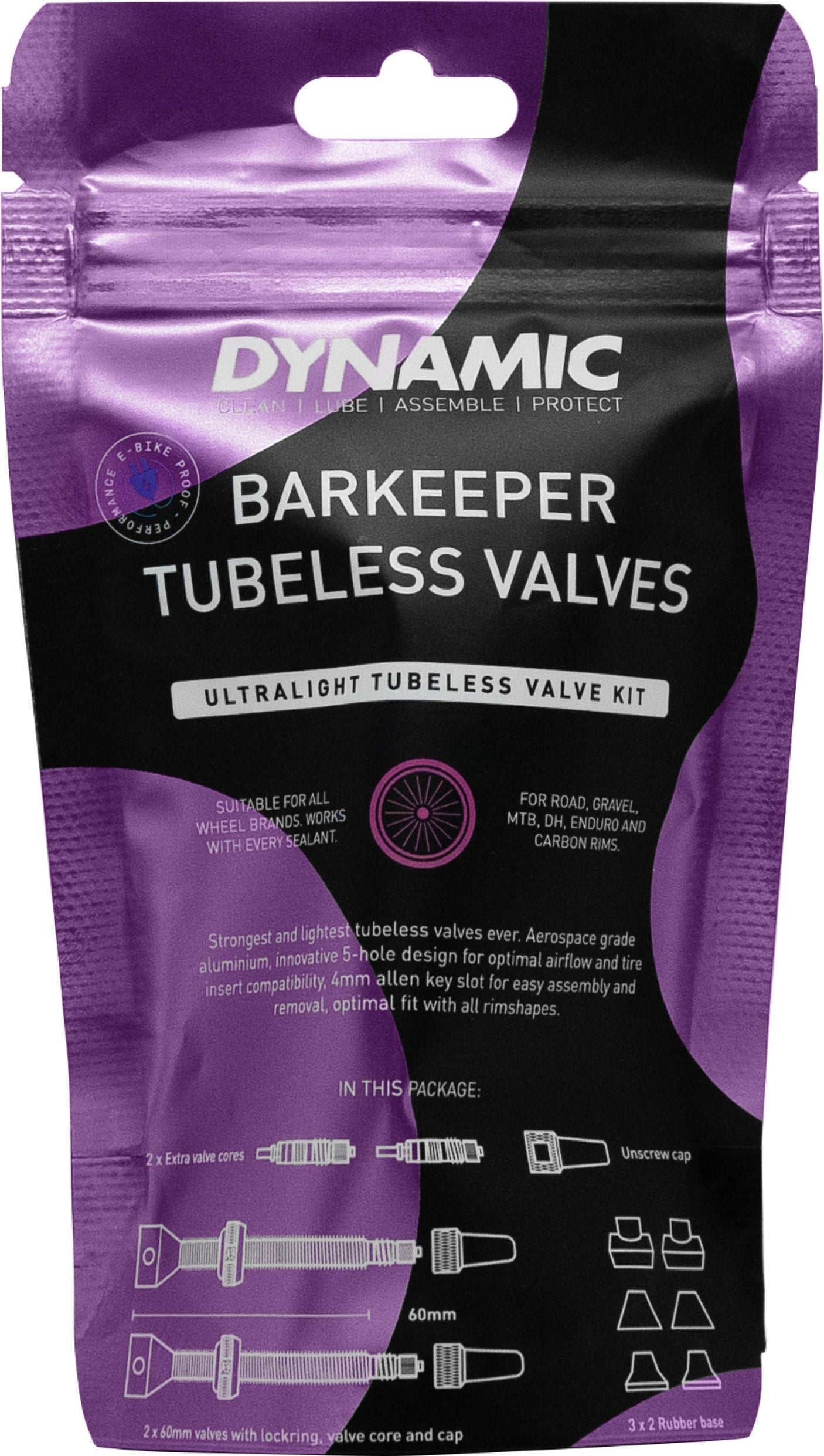 Dynamic Bike Care Bar Keeper Tubeless ventielen 44 mm