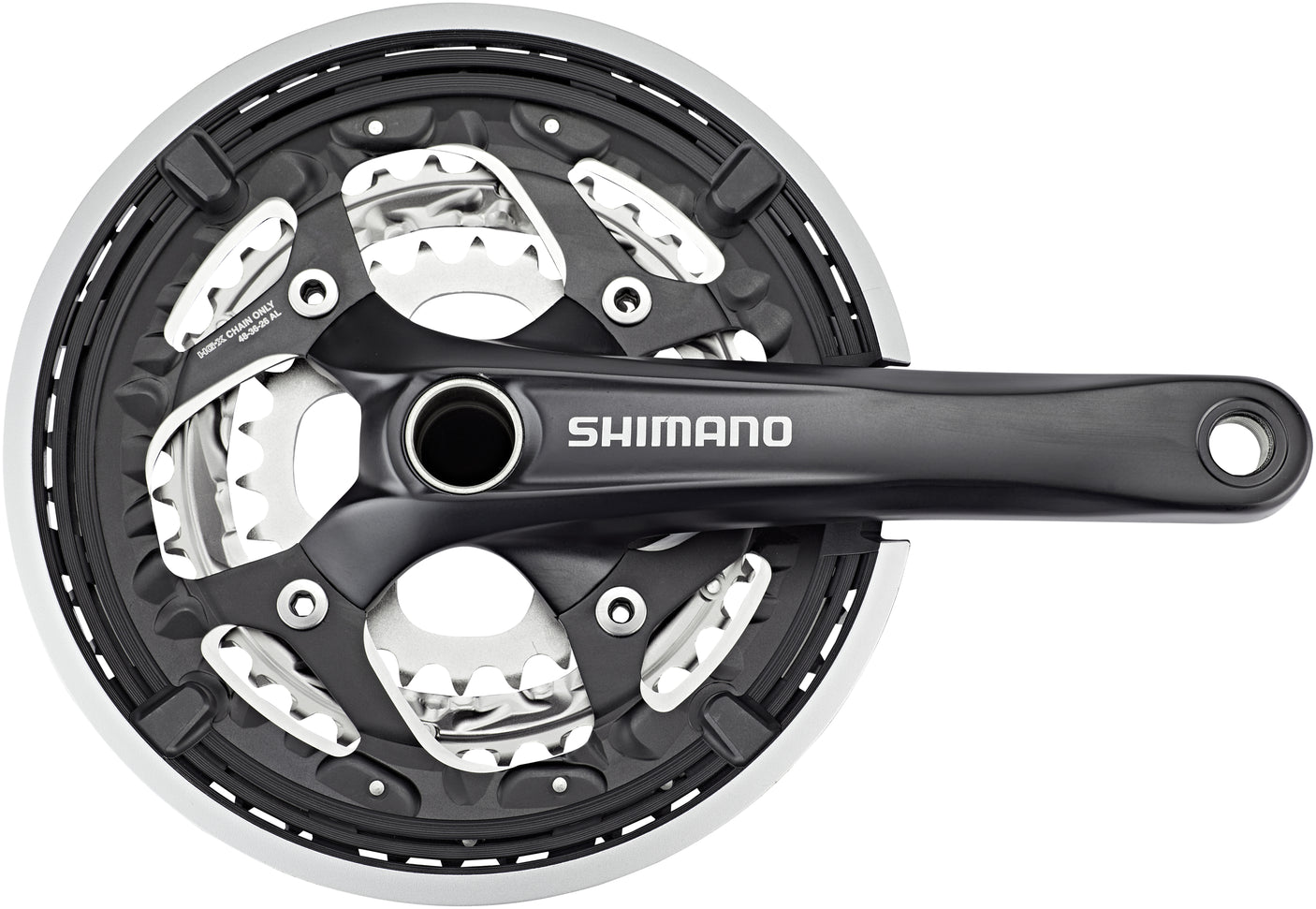 Shimano Trekking FC-T551 Kurbelgarnitur 3x10 48/36/26 Zähne inklusive SM-BB52 schwarz