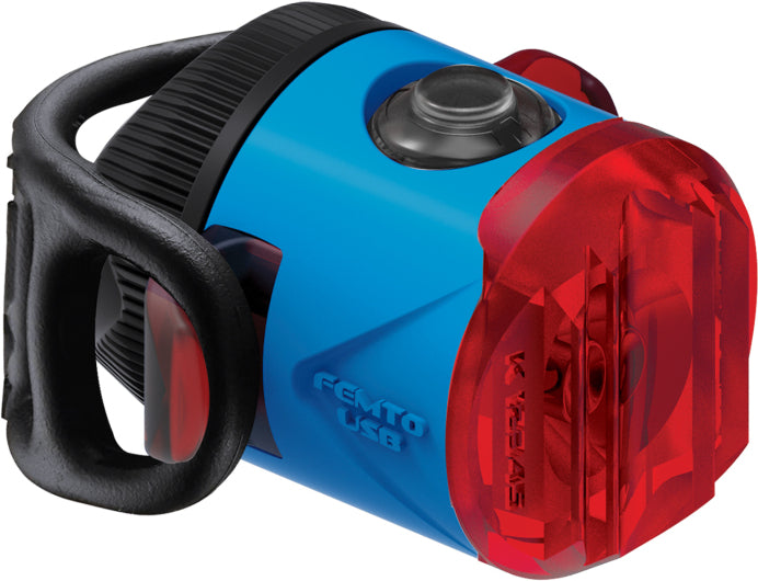 Lezyne Femto Drive LED achterlicht blauw/zwart