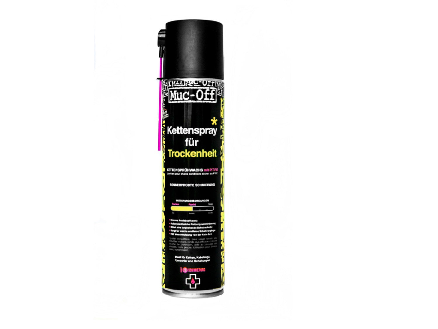 Muc-Off Droge PTFE kettingsmeerspuitbus 400ml